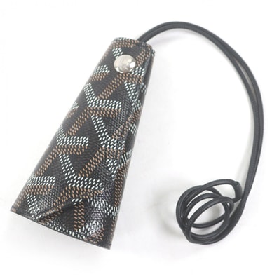 美品 ゴヤール バッグチャーム シャンベラン ブラック系 メンズ