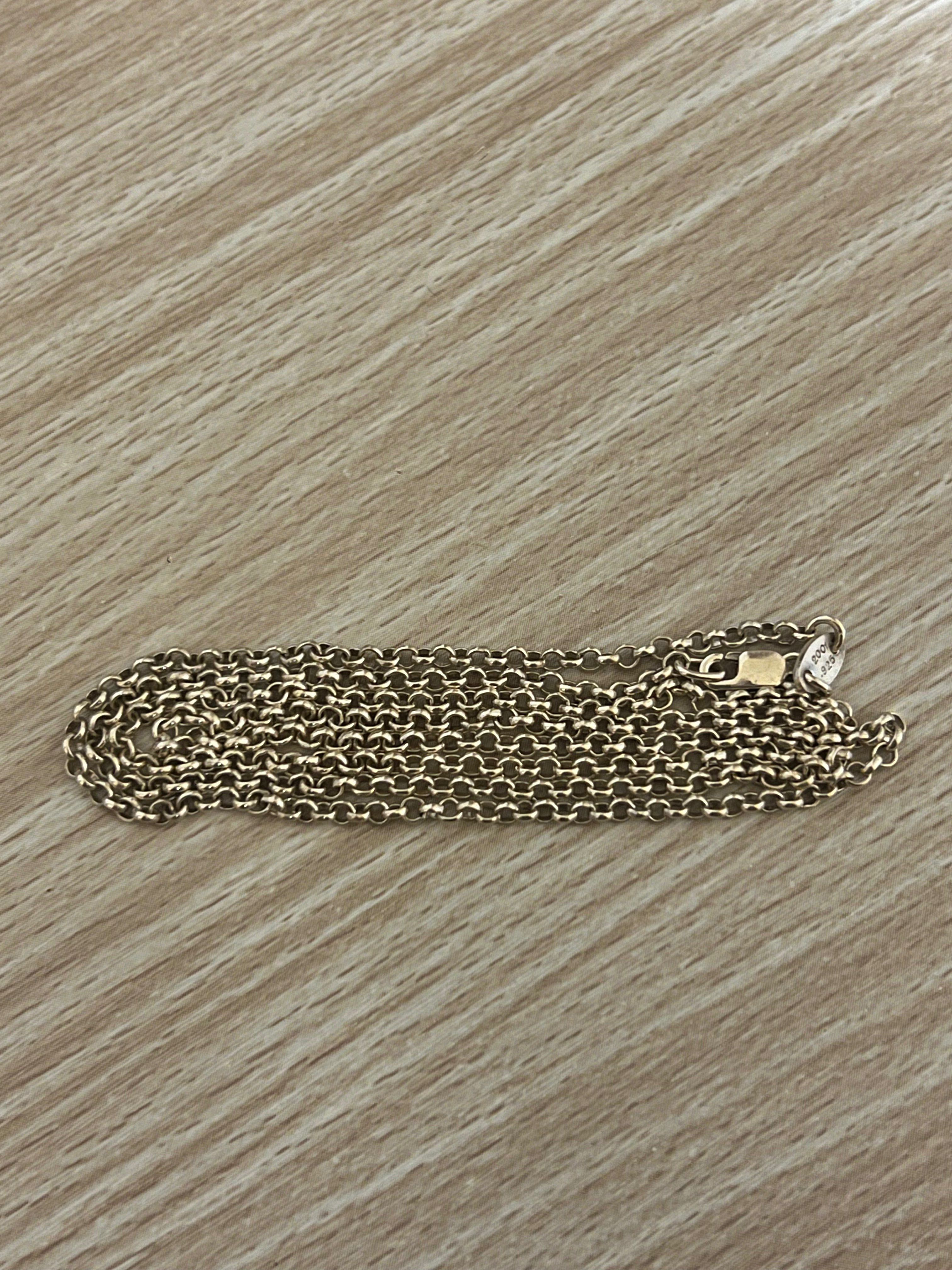 Chrome Hearts Roll Chain Necklace "Silver"