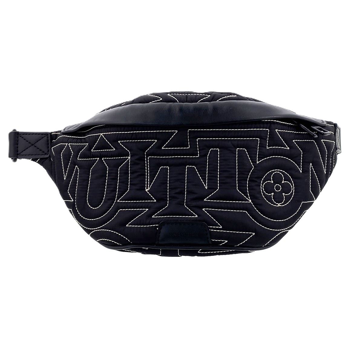 【値下げ】 LOUIS VUITTON ルイ・ヴィトン LVスノー ディスカバリー メッセンジャーバッグ M21427 ナイロン ブラック  メンズ【中古】