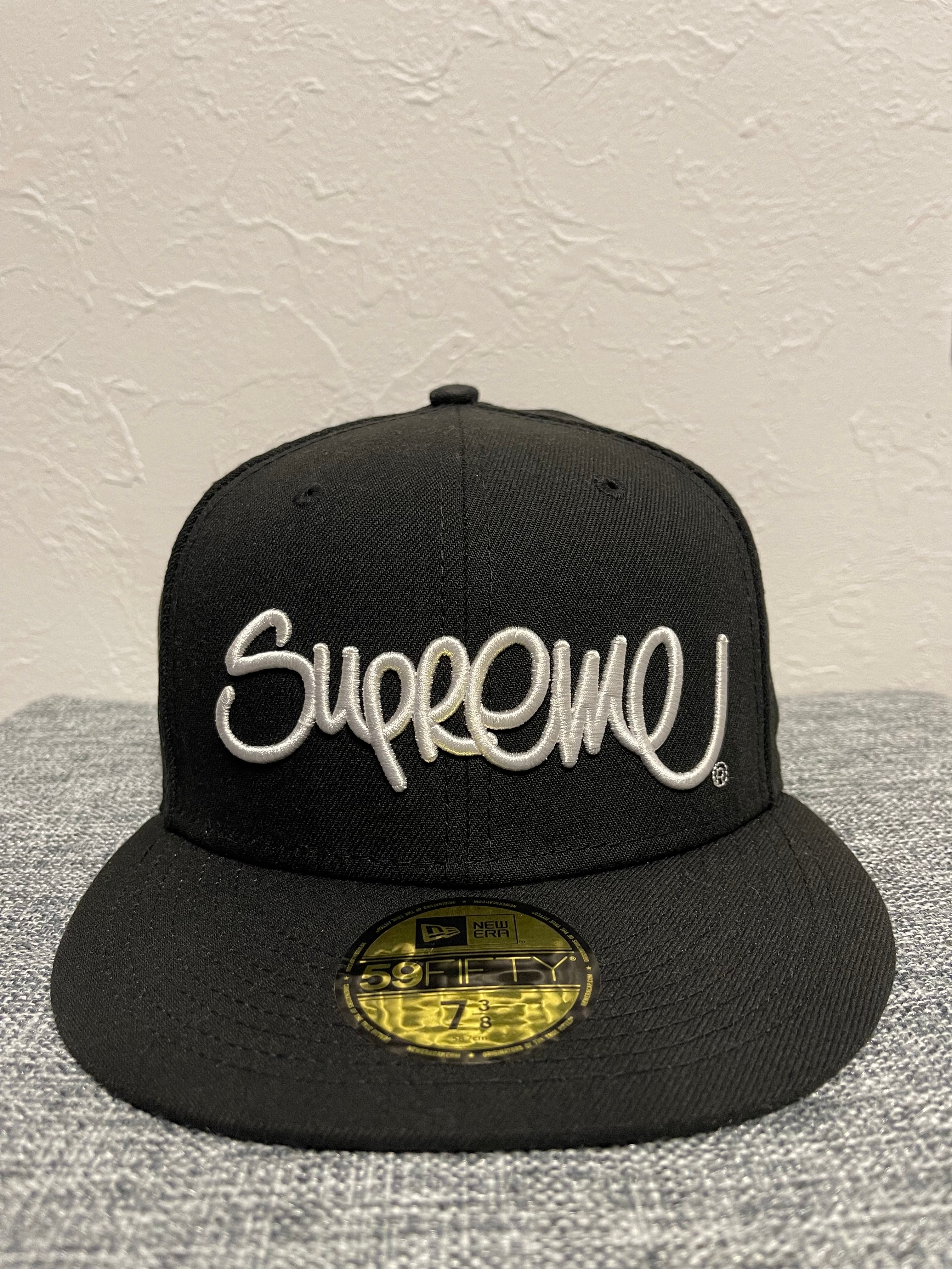 Supreme Handstyle New Era "Black"