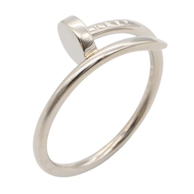 カルティエ CARTIER ジュストアンクル リング SM リング・指輪 ジュエリー K18WG(ホワイトゴールド) レディース シルバー系 【中古】