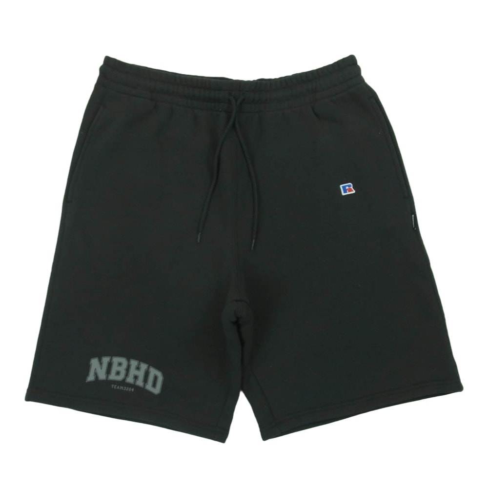 NEIGHBORHOOD ネイバーフッド RUSSELL ATHLETIC SWEAT HALF PANTS スウェット ハーフ パンツ ダークグレー系 L【中古】