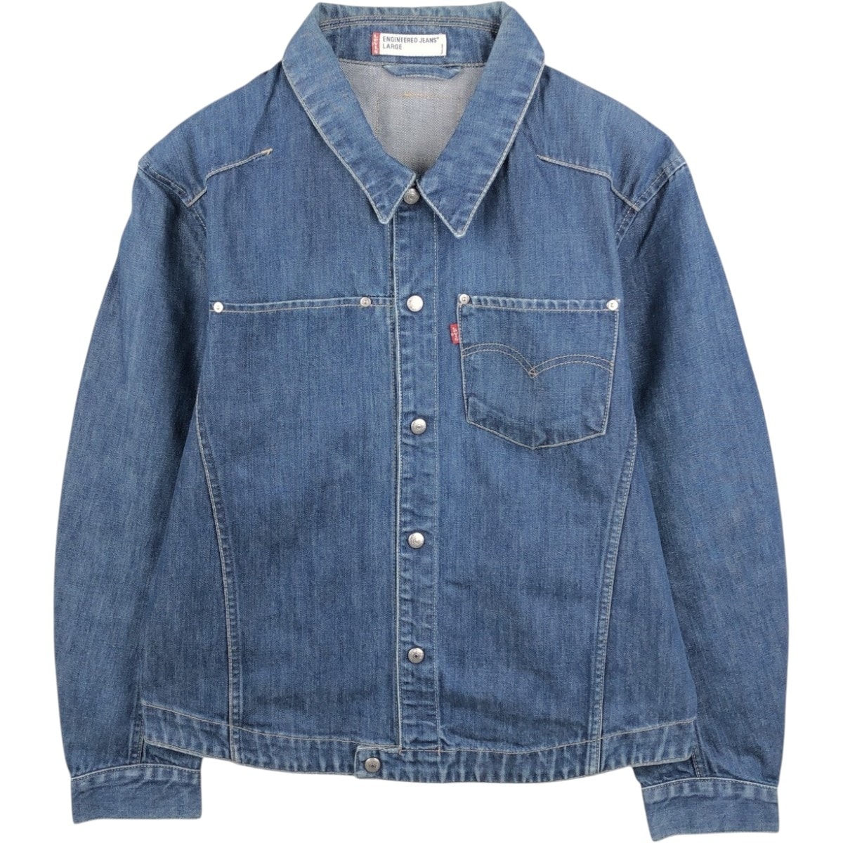 古着 リーバイス Levi's ENGINEERED エンジニアード ユーロモデル デニムジャケット メンズL相当/eaa663722