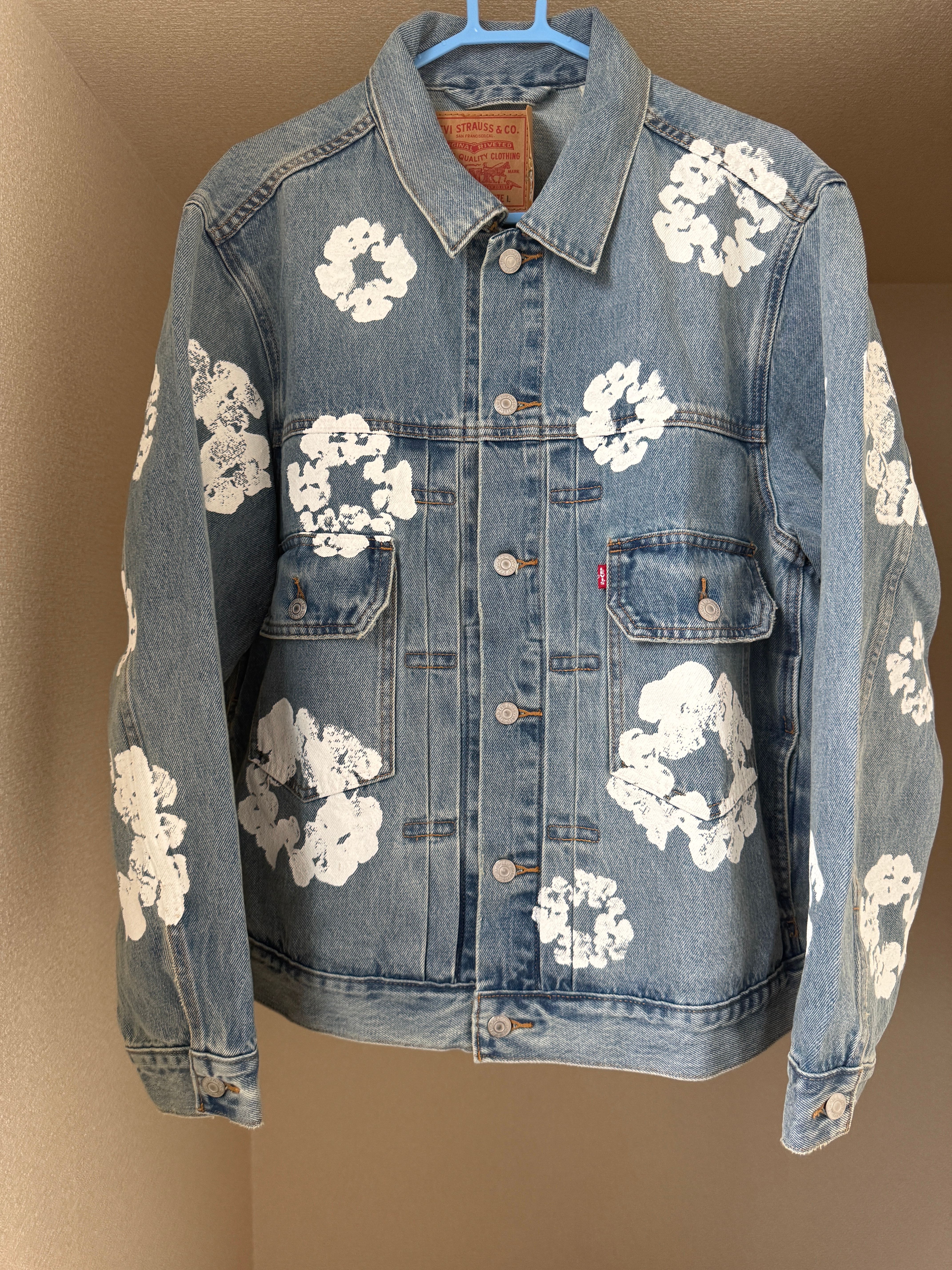 LEVI'S x Denim Tears Type-2 All Over Wreath "Light Wash"