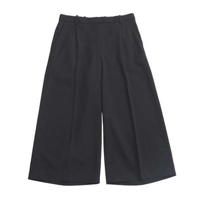 ■美品■Alexander McQueen アレキサンダーマックイーン ワイドパンツ サイズ40 ウールギャバ センタープレス イタリア製 ブランド古着【中古】20260904/RB0867