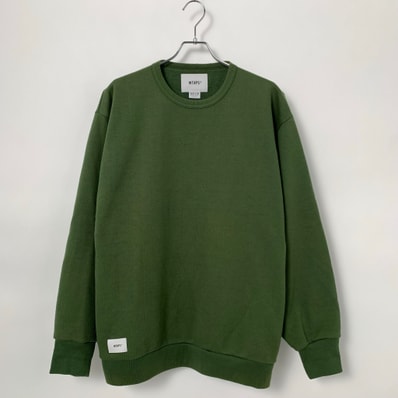 WTAPS BLANK CREW NECK / COPO "Green"