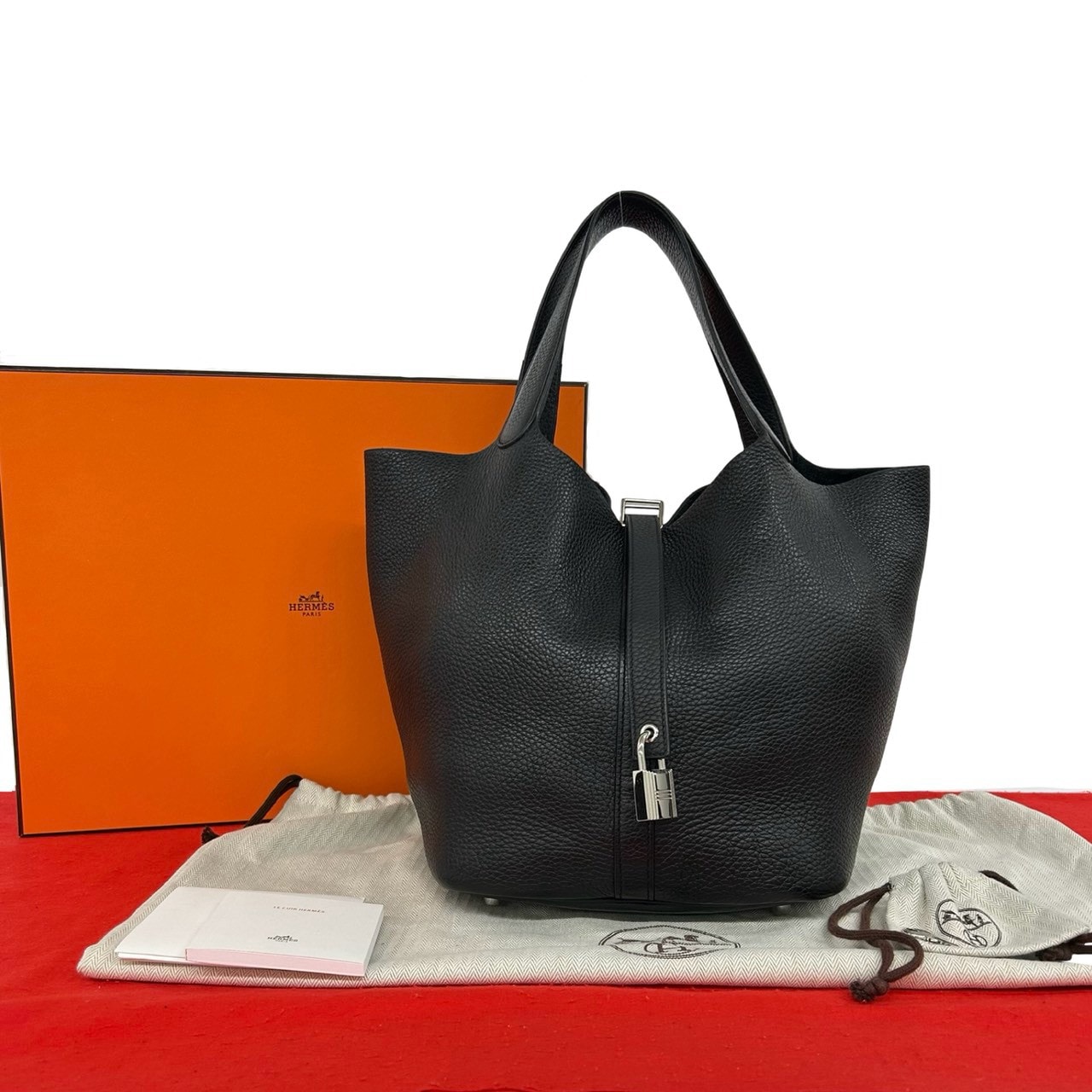 HERMES エルメス ピコタンロック GM トリヨンクレマンス ハンドバッグ ブラック
24771