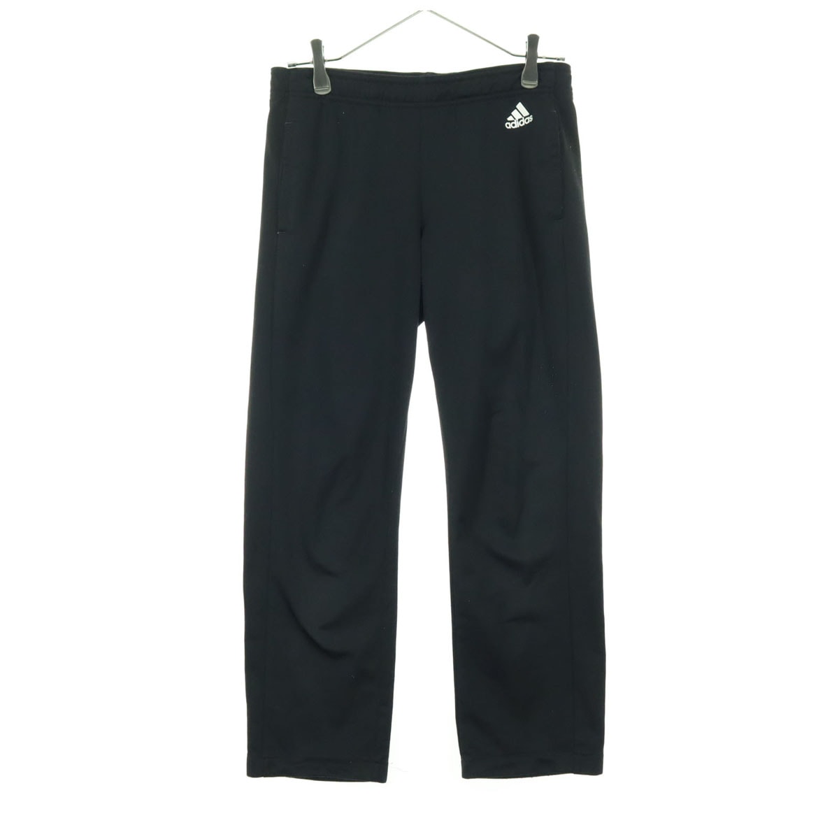 adidas アディダス ワンポイントロゴ トラックパンツ L ブラック ジャージ