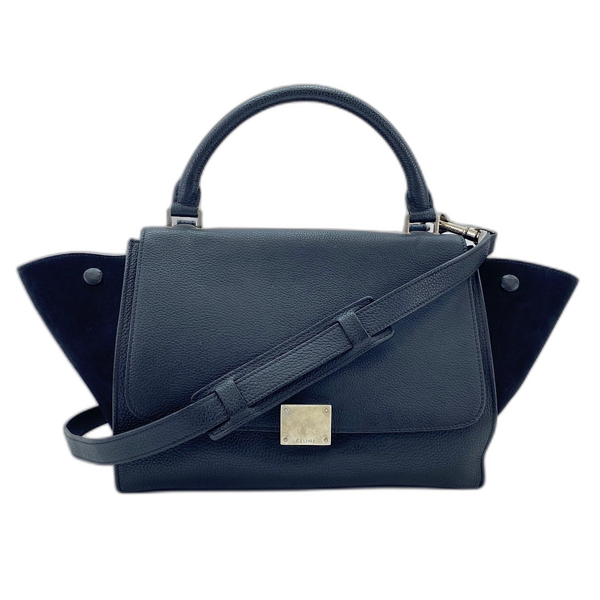 セリーヌ CELINE トラペーズ スモール 2WAY ハンドバッグ【中古】
