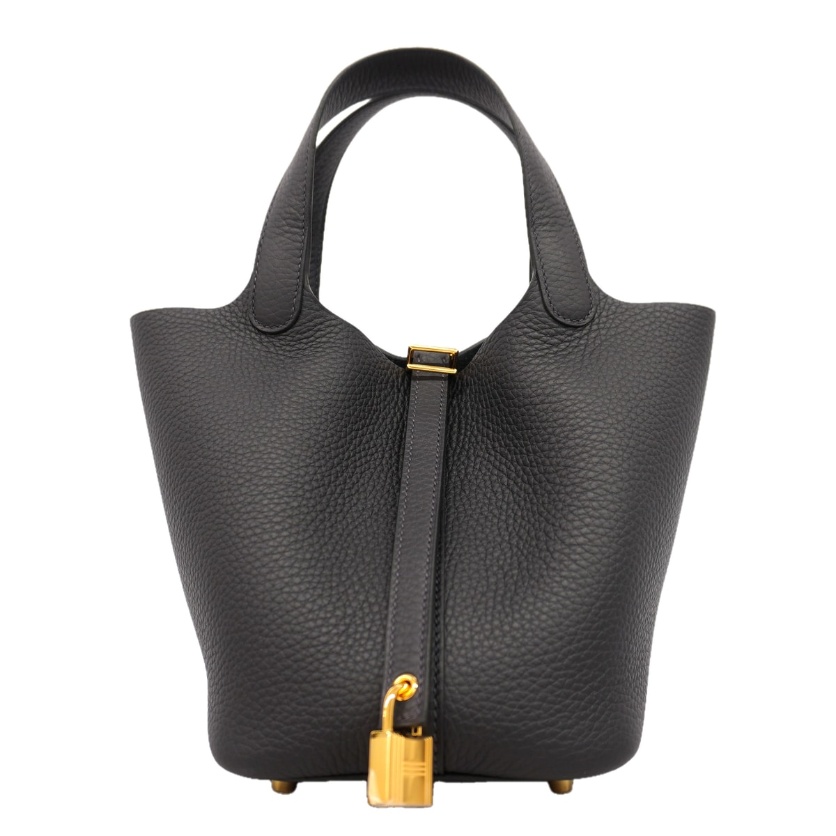 ★SALE【6hc2588-h】エルメス ハンドバッグ ピコタンロックPM トリヨンクレマンス キャバン ゴールド金具 G刻印【中古】レディース