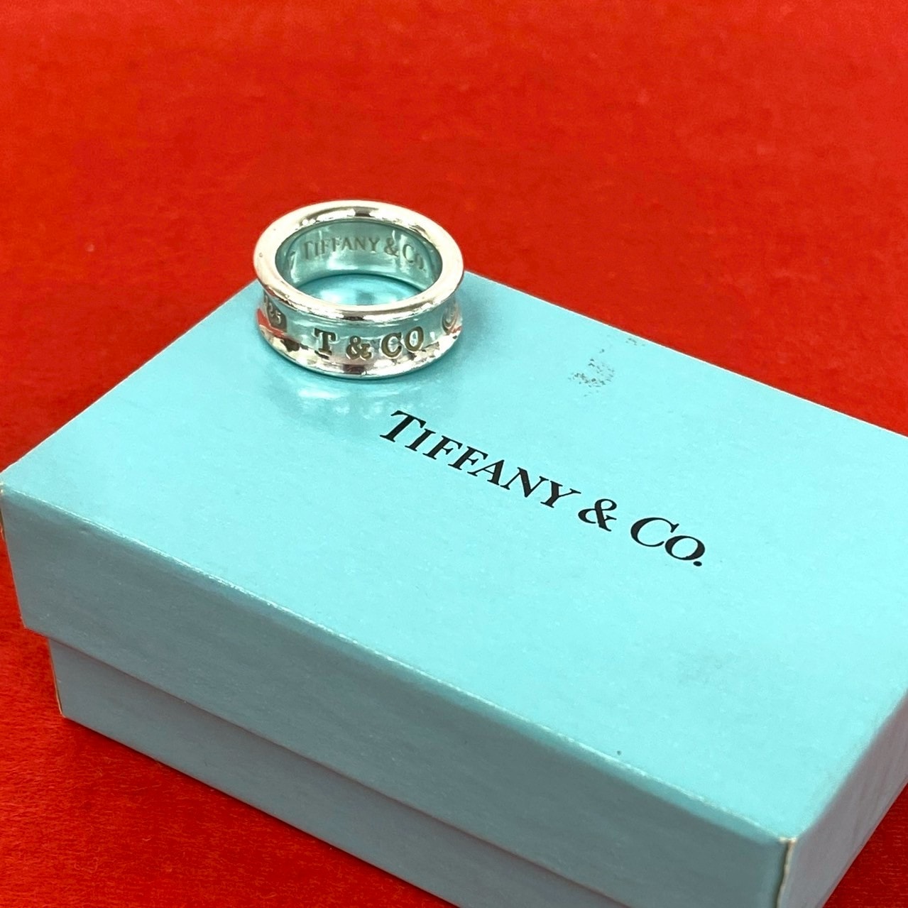 TIFFANY&Co. ティファニー ナロー リング シルバー925 リング・指輪 8号 シルバー
 27993