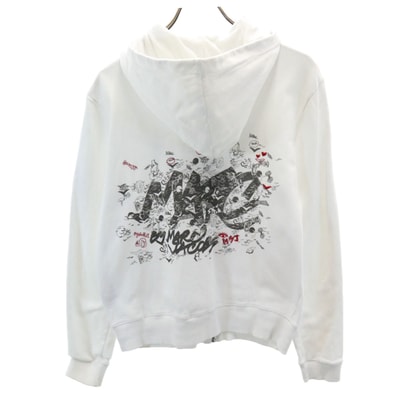 MARC BY MARC JACOBS マークバイマークジェイコブス 長袖 ジップパーカー S ホワイト