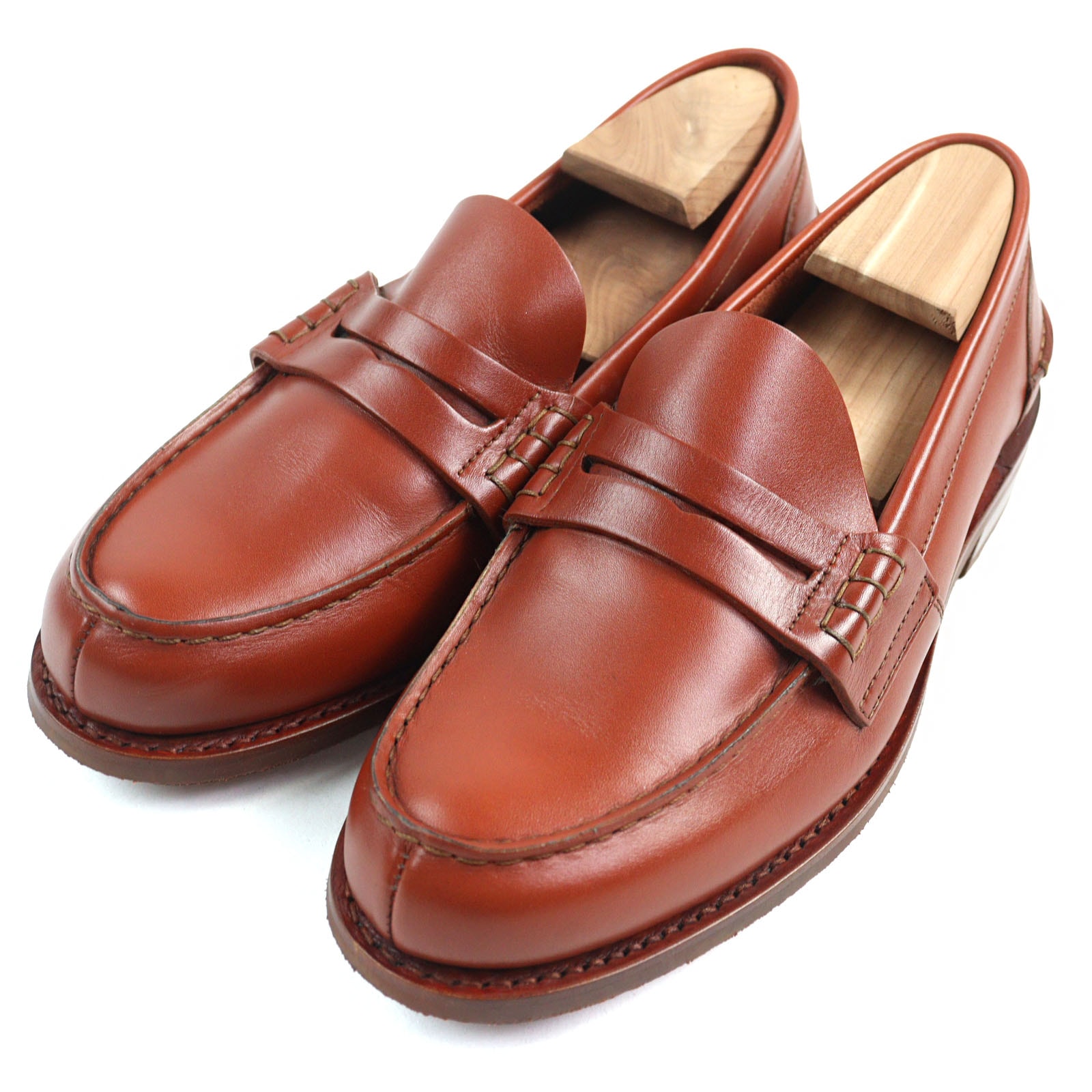 美品 チャーチ
 ローファー PEMBREY ブラウン メンズ 6