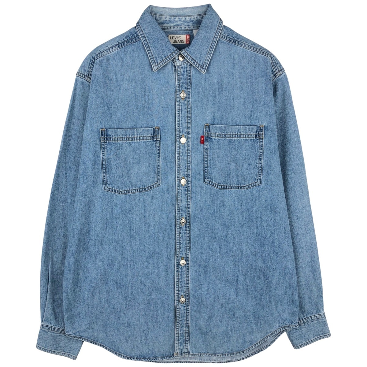 古着 リーバイス Levi's 長袖 デニムシャツ メンズS相当/eaa646637
