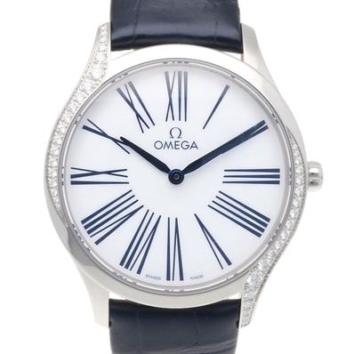 オメガ デヴィル トレゾア 腕時計 時計 ステンレススチール 42817366004001 クオーツ 92782XXX レディース 1年保証 OMEGA 中古