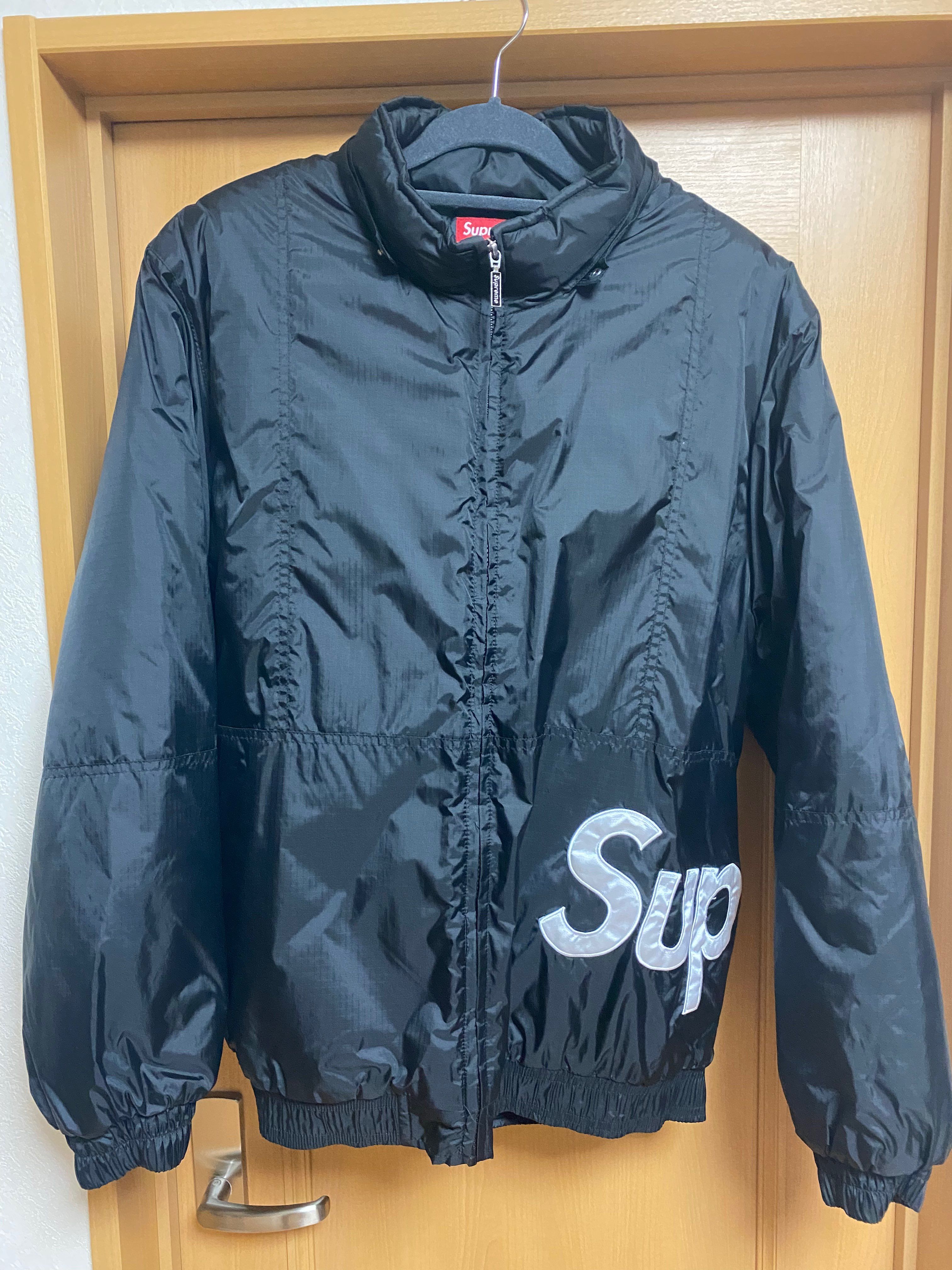 Supreme Sideline Side Logo Parka "Black"