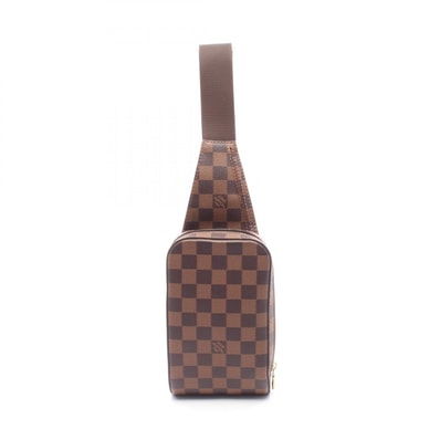 ルイ・ヴィトン LOUIS VUITTON ジェロニモス ダミエエベヌ ウエストバッグ ボディバッグ バッグ PVCコーティングキャンバス ダミエ エベヌ メンズ レディース ブラウン系 N51994 【中古】