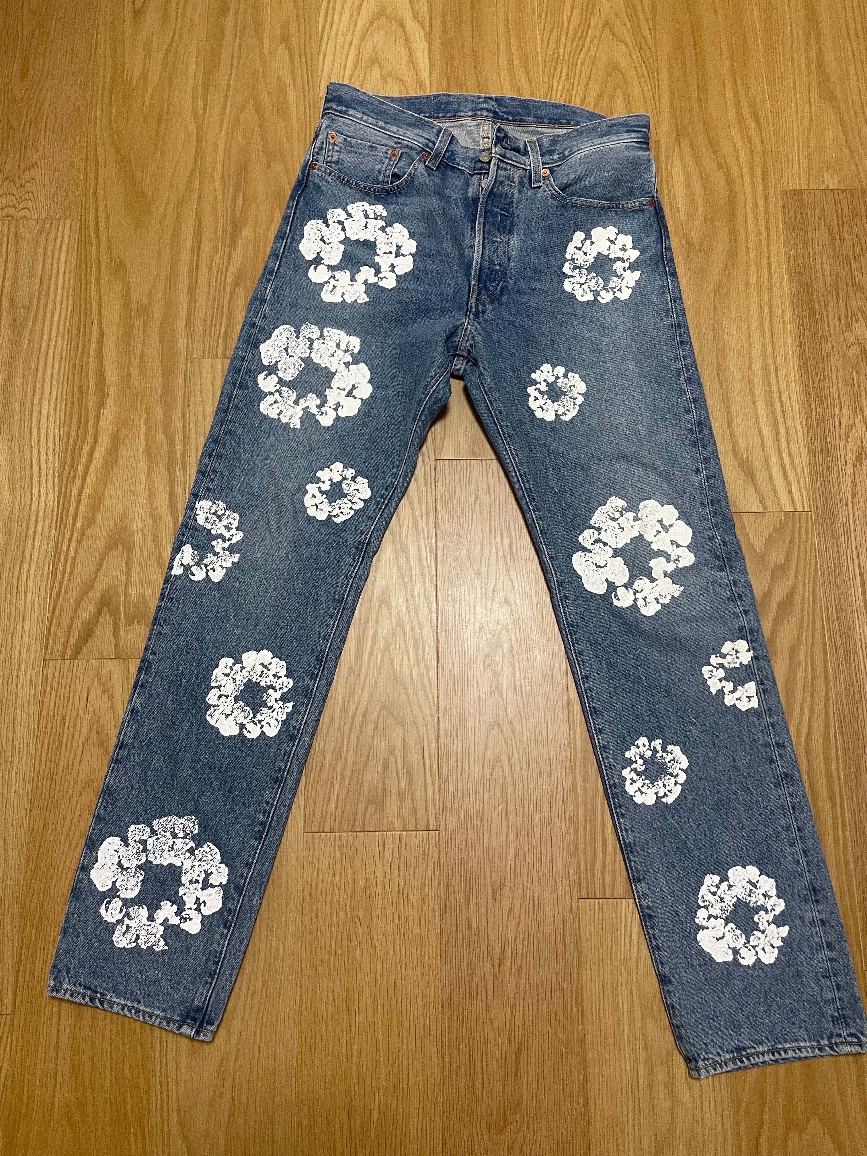 LEVI'S x Denim Tears The Cotton Wreath Jean "Light Wash"