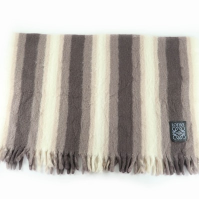 美品 ロエベ ブランケット ブラウン系 レディース