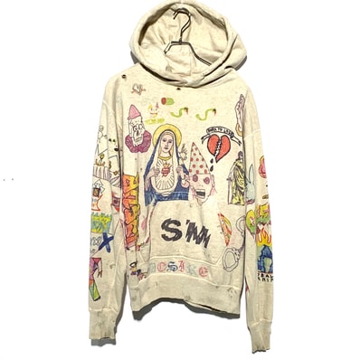 SAINT Mxxxxxx HOODIE ILLUSTRATION "Grey"