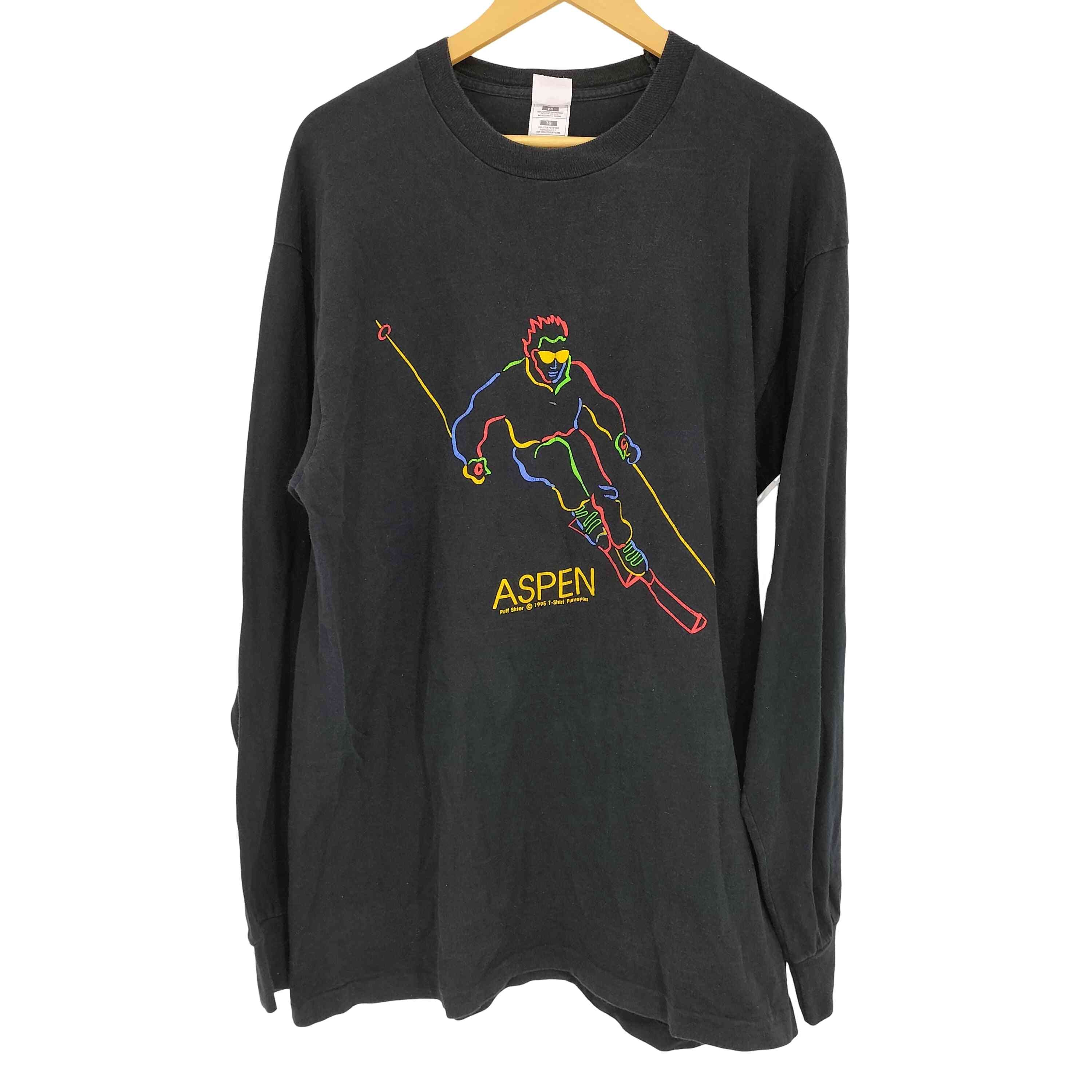 aspen ウインタースポーツプリント USA製【1139661090491】