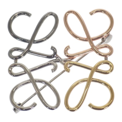 ロエベ アナグラム ブローチ マルチカラー【中古】【ABランク】