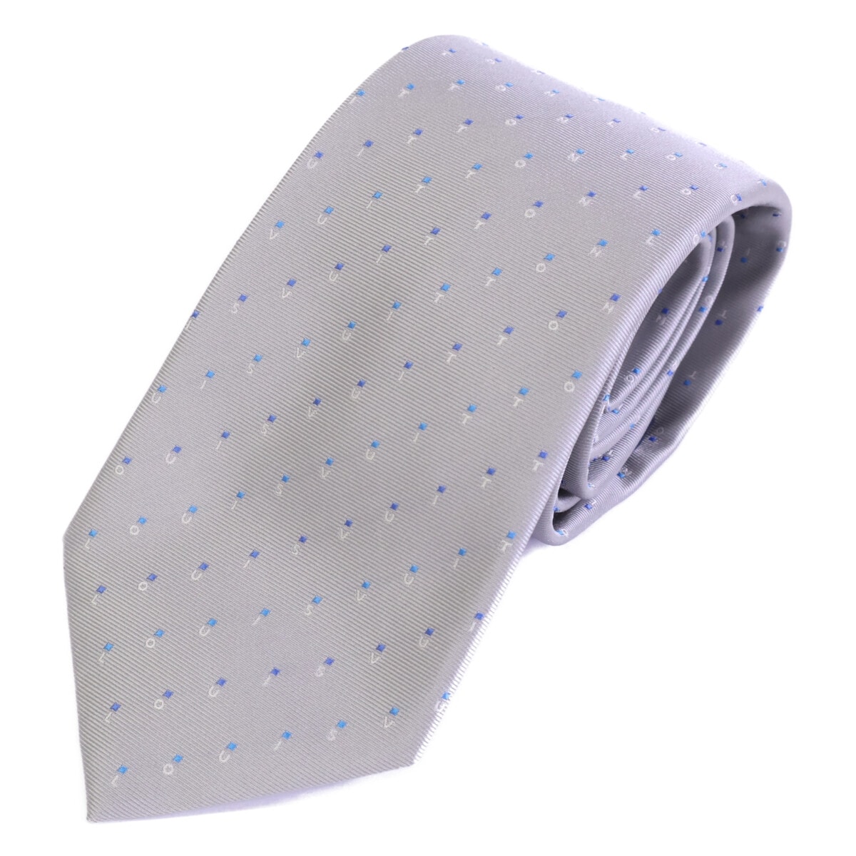 ルイヴィトン 【美品/国内正規】M77847 クラヴァット・LVスペリング シルク