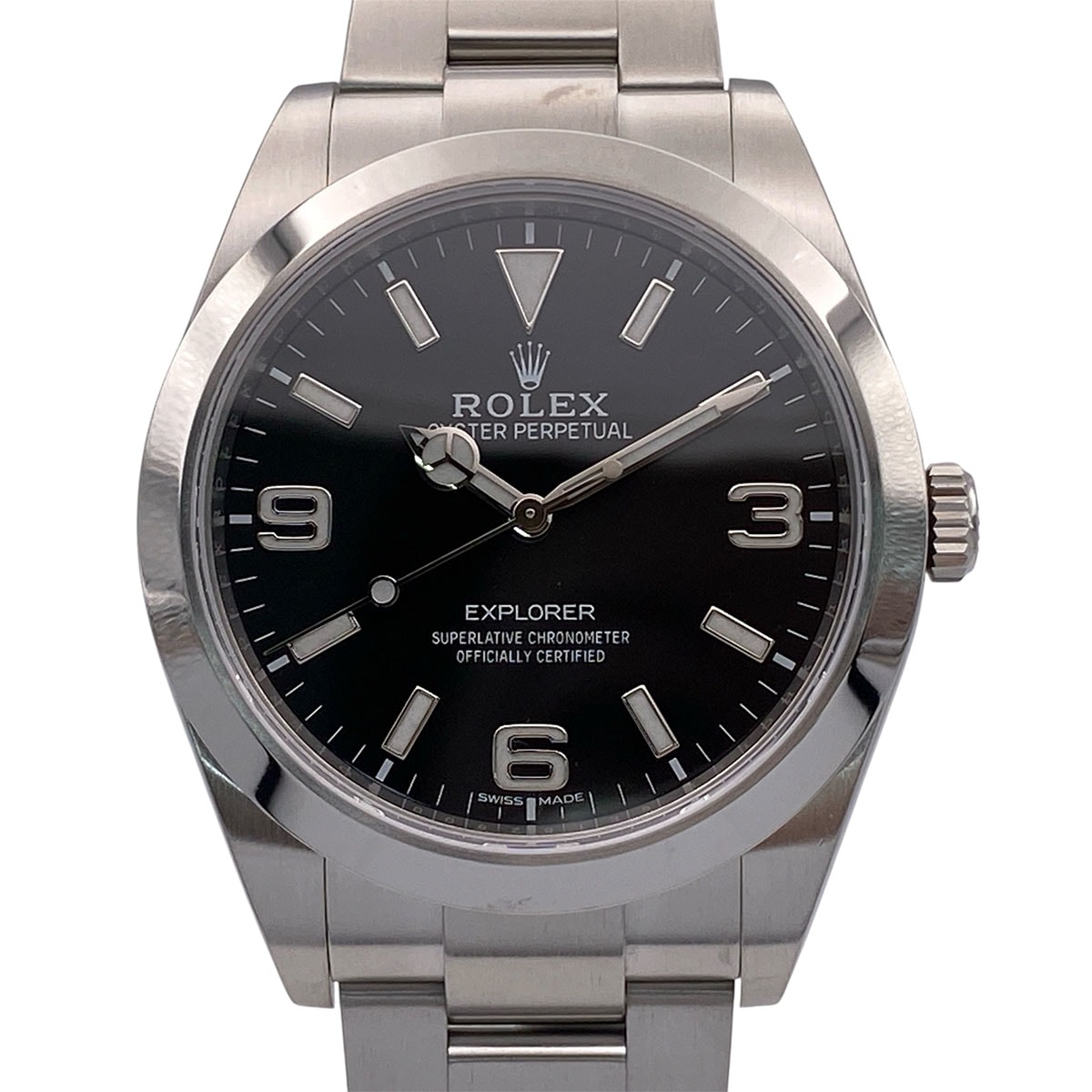 ROLEX ロレックス エクスプローラーI 腕時計 214270 ステンレススチール ブラック  メンズ【中古】