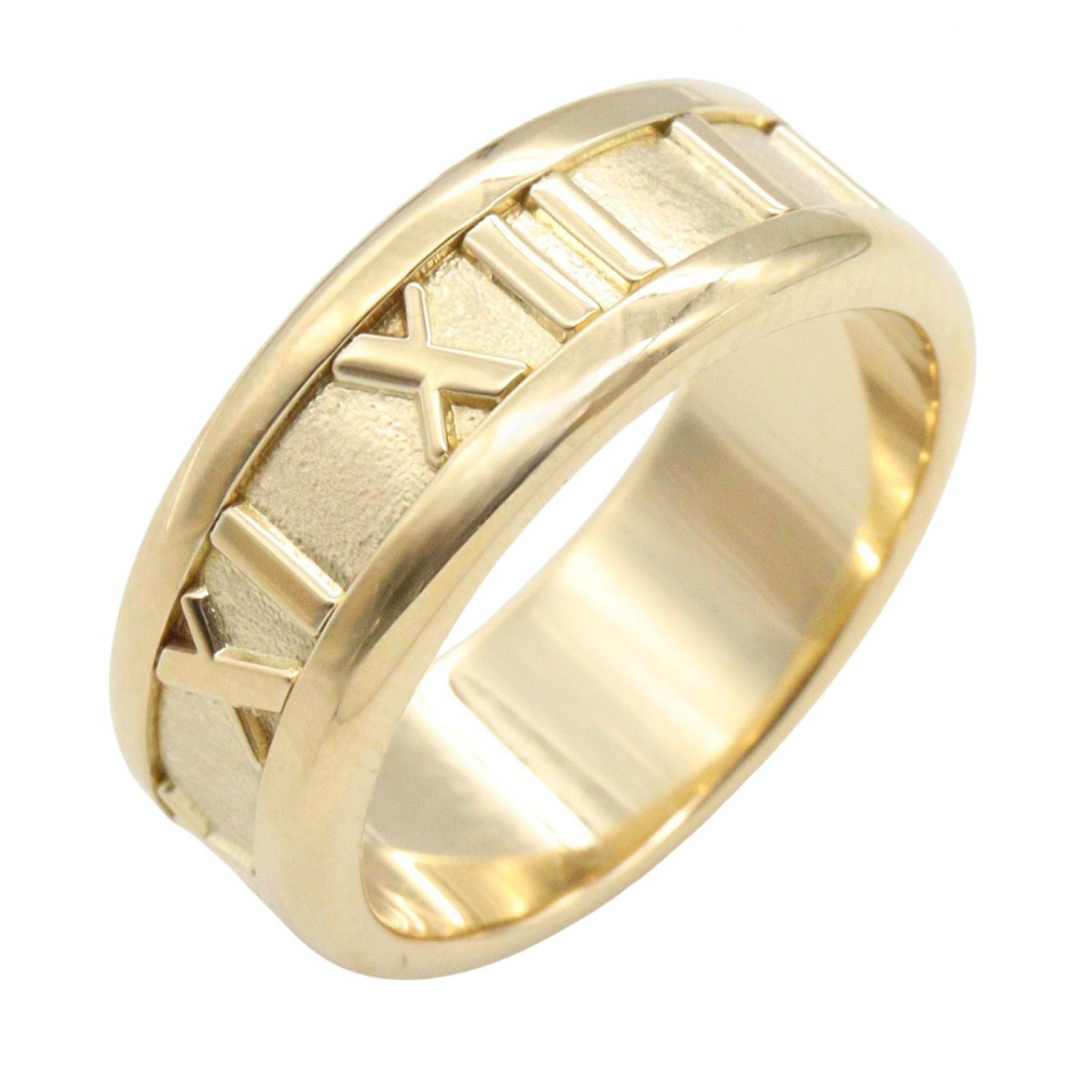 ティファニー TIFFANY&CO アトラス リング リング・指輪 ジュエリー K18(イエローゴールド) レディース ゴールド系 【中古】