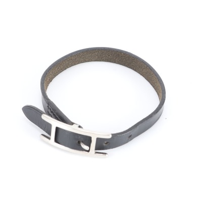 ■美品 エルメス アピ3 バングル シルバー アクセサリーブレスレット