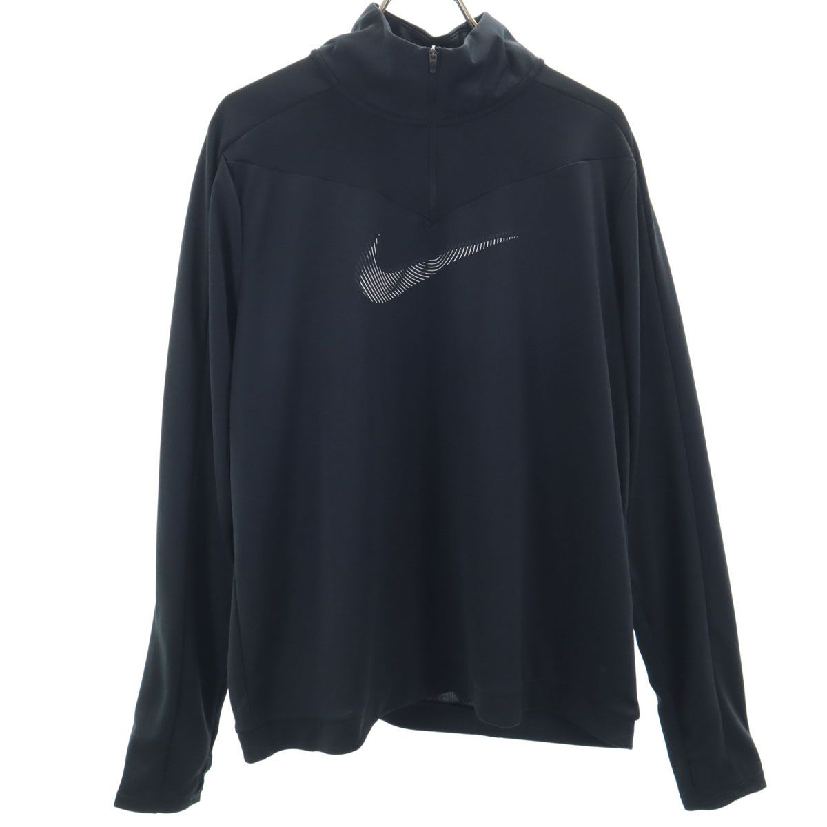 「新品未使用」NIKE ランディビジョンハーフジップランニング長袖 目立った傷や汚れなし】NIKE ランニング 長袖 ハーフジップ
