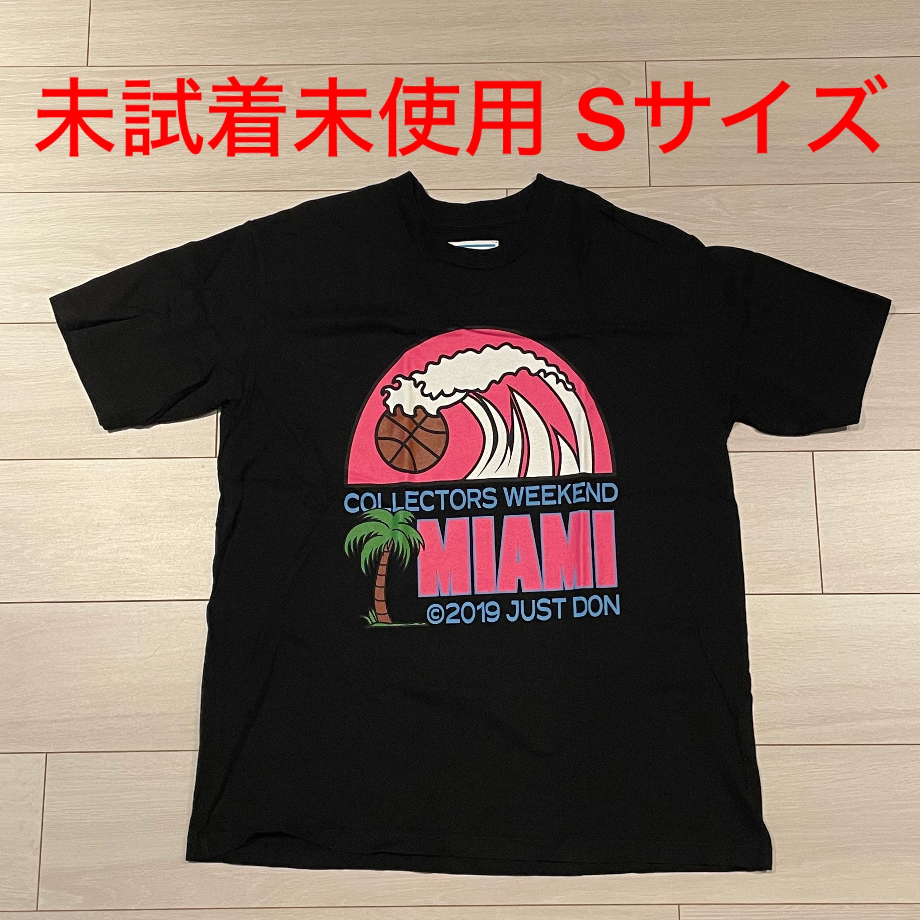 JUST DON MIAMI Tシャツ ブラック Sサイズ