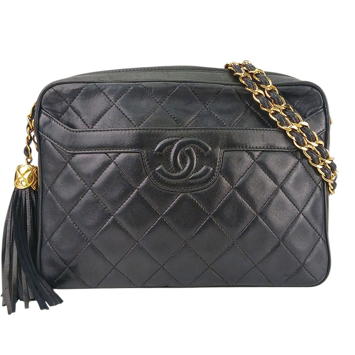D (傷や汚れあり)】CHANEL シャネル マトラッセ ビジューチェーン