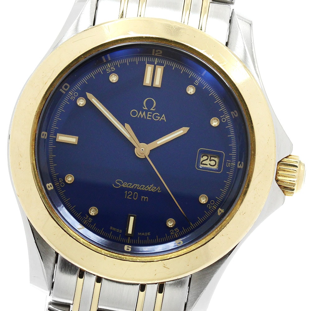 オメガ シーマスター120 YGコンビ 2311.80 メンズ 【中古】