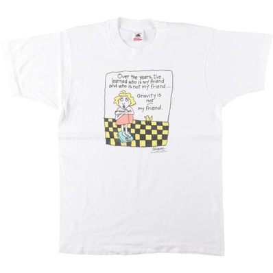 古着 フルーツオブザルーム FRUIT OF THE LOOM Carousel Creations Tomassi プリントTシャツ USA製 メンズL相当 ヴィンテージ/eaa654487