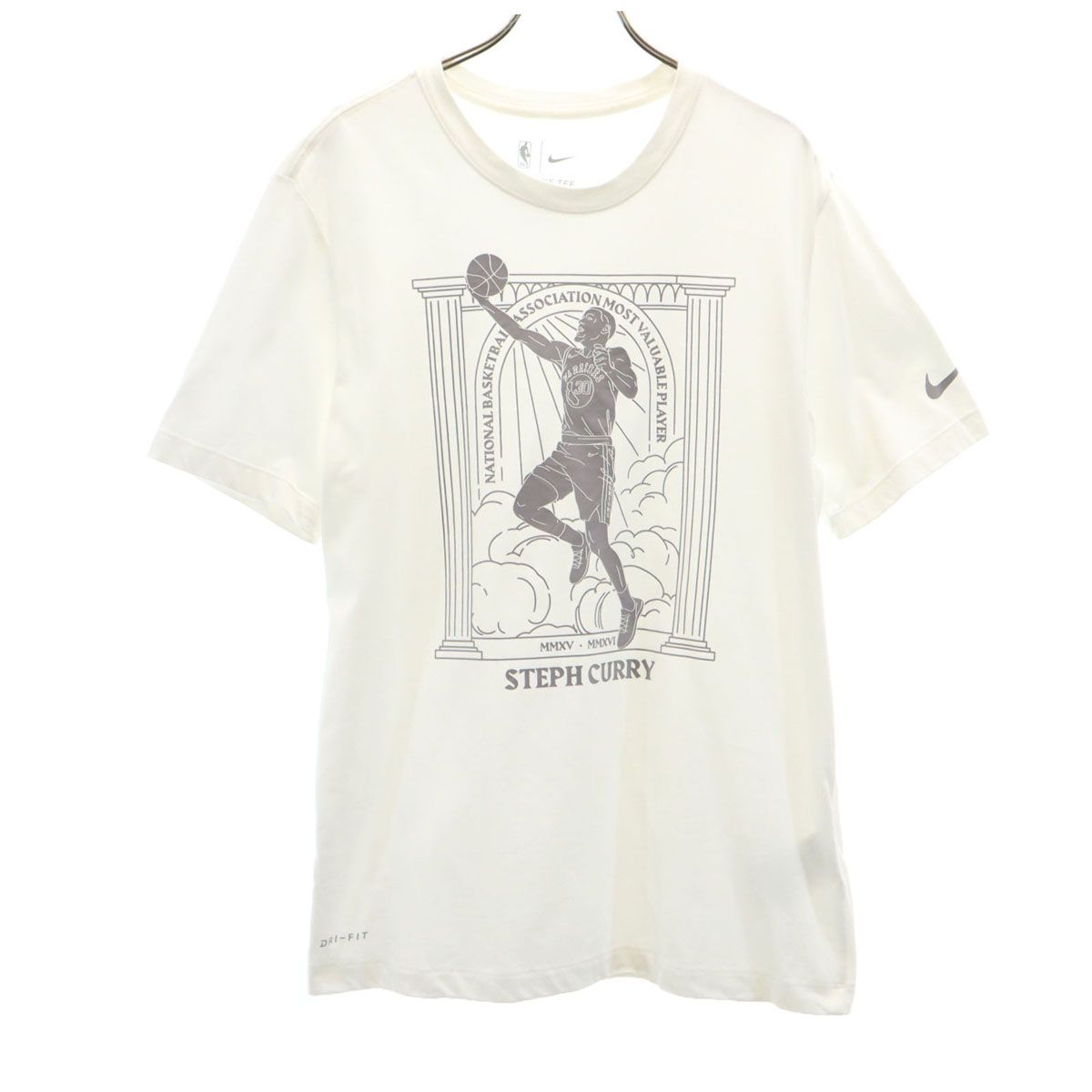 NIKE ナイキ NBA ゴールデンステート ウォリアーズ 半袖 Tシャツ L ホワイト