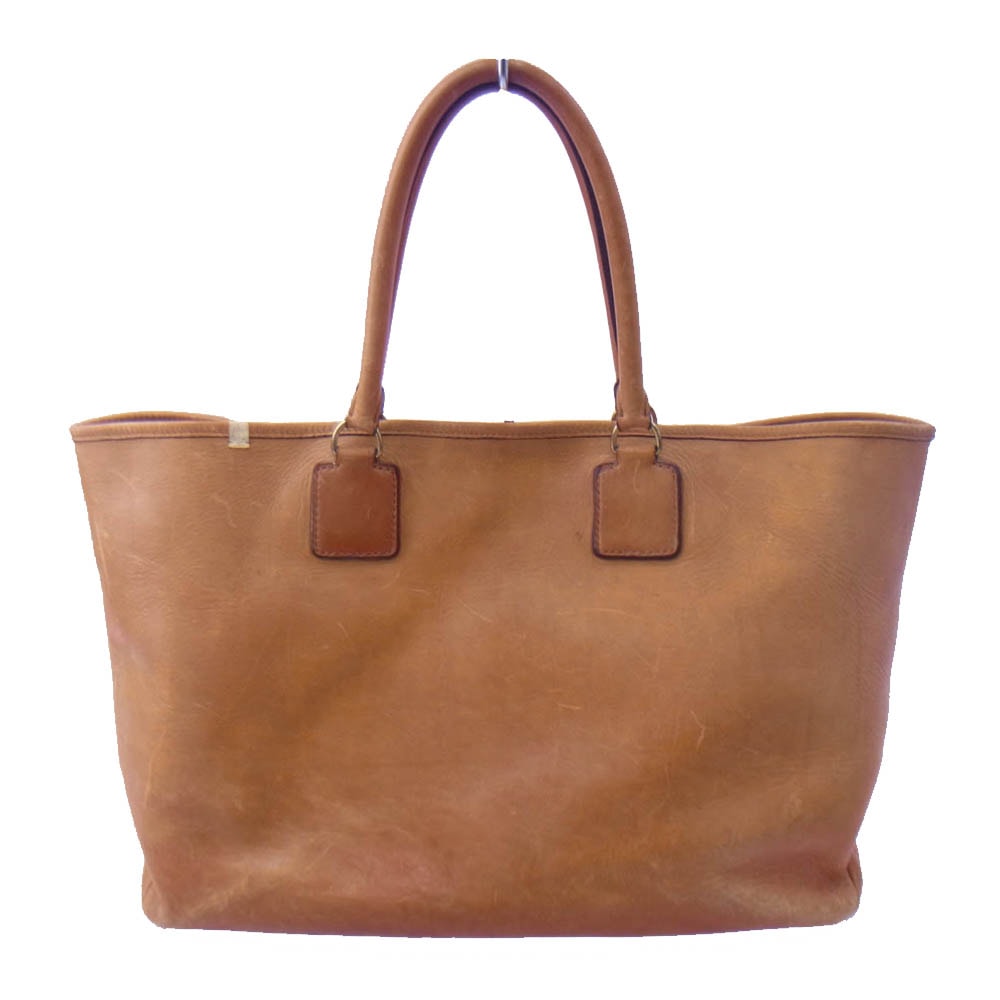 VISVIM ビズビム バッグ フランス製 HOMER TOTE FR トートバッグ ナチュラル レザー カバン 鞄 ライトブラウン系【中古】
