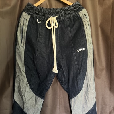 Sapeur Denim Track Pants "Indigo"