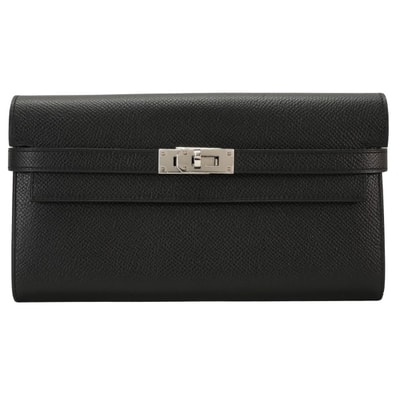 HERMES エルメス 長財布 ケリーウォレット ロング クラシック 黒 (ブラック) エプソン シルバー金具 C刻印 新品未使用