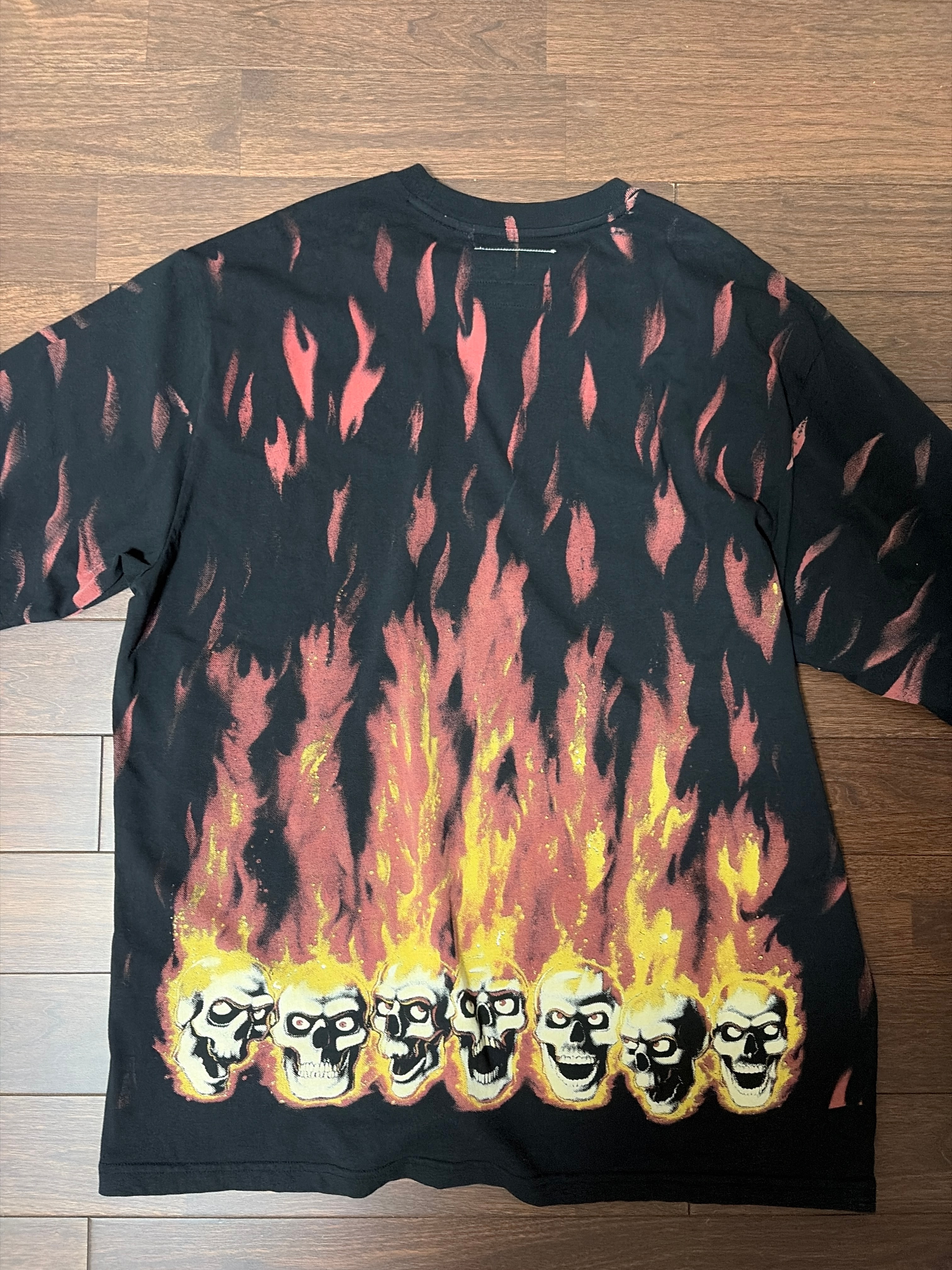 Supreme x MM6 Maison Margiela Liquid Blue Oversized Tee "Black"