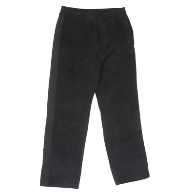 FRED PERRY フレッドペリー F4516 Corduroy Track pants コーデュロイ サイドライン トラック パンツ ブラック系 M【中古】