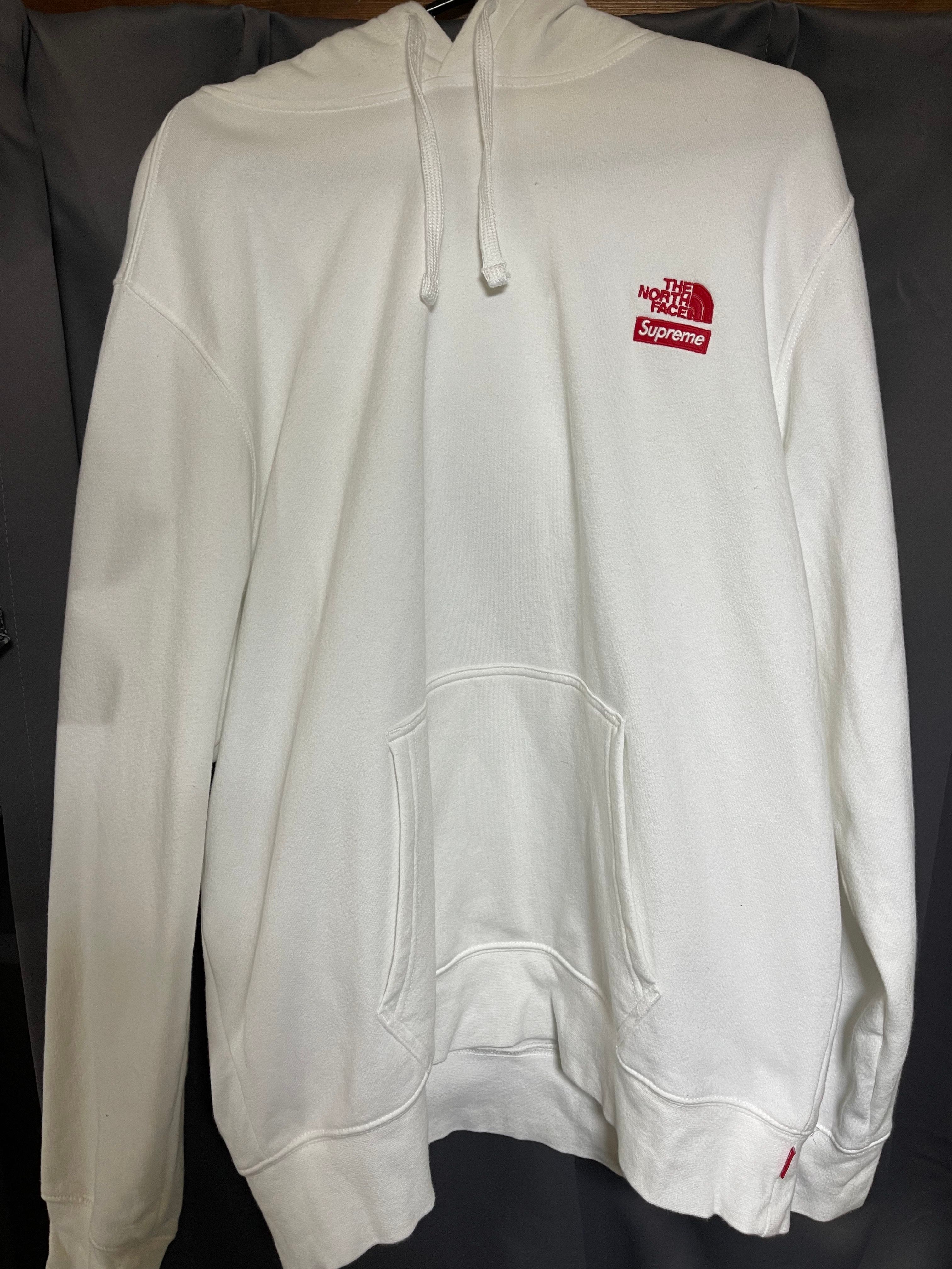 Supreme x The North Face Statue of Liberty Hooded Sweatshirt "White"
