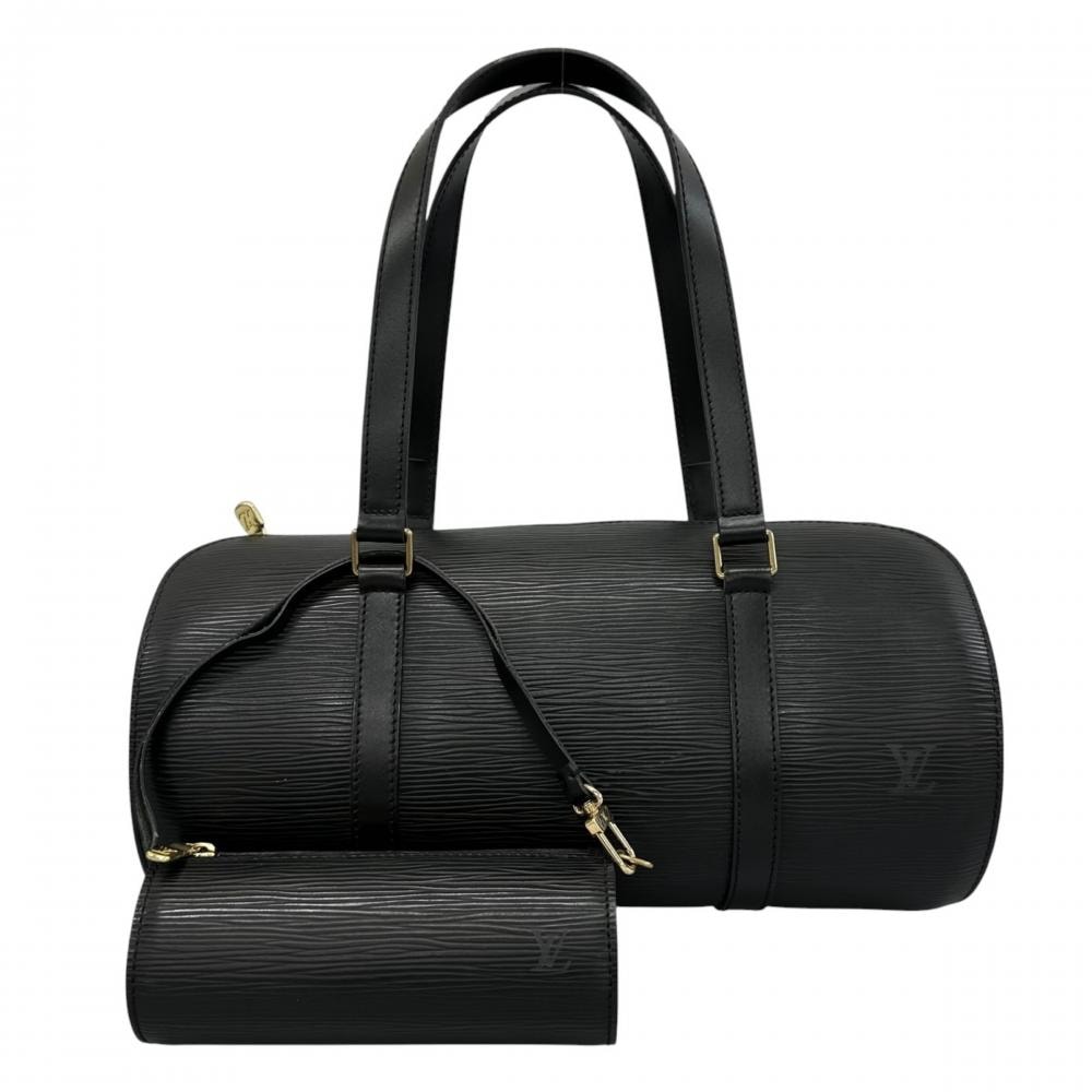 LOUIS VUITTON ルイヴィトン ハンドバッグ エピ スフロ 筒型 肩掛け M52222 ブラック 黒 ゴールド金具 レディース【中古品】