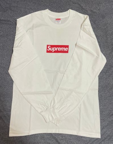 Supreme Box Logo L/S Tee "White"