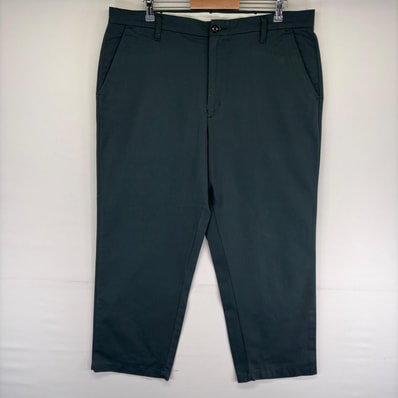 古着 レッドキャップ RED KAP パンツ チノパン スラックス ストレート ワンポイントロゴ ジッパーフライ w40 グリーン系 メンズ