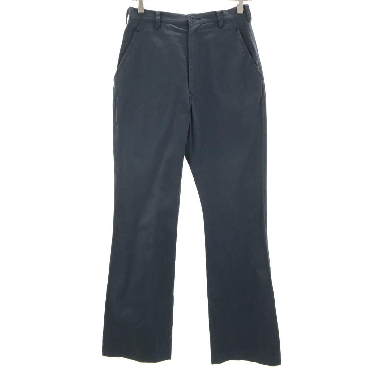 Y's ワイズ 日本製 ブーツカットパンツ S チャコール