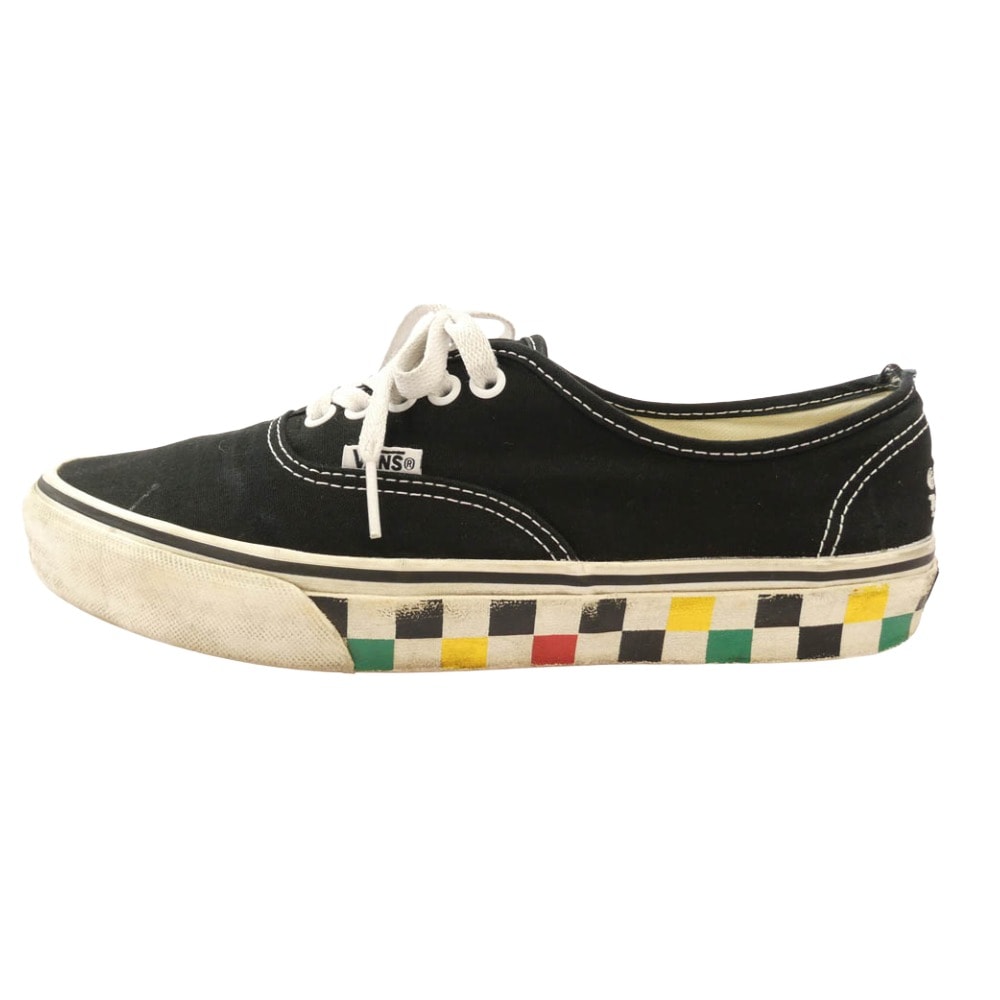 WACKO MARIA ワコマリア スニーカー VANS-WM-SH06 × VANS ヴァンズ  AUTHENTIC オーセンティック スニーカー ブラック系 26.5cm【中古】