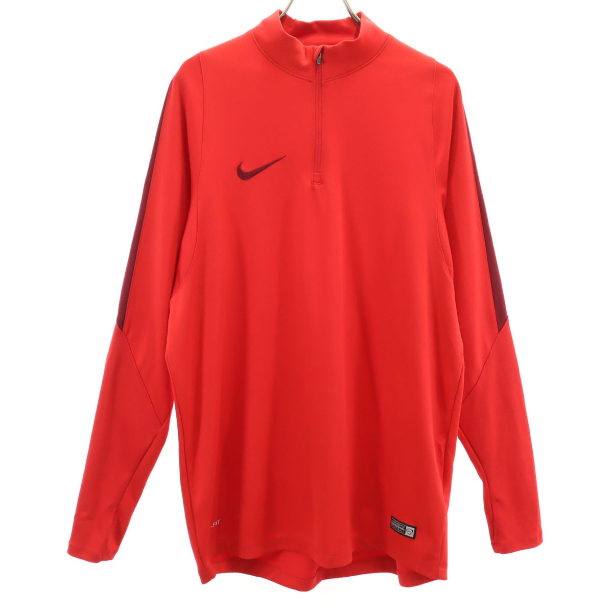 NIKE ナイキ トレーニング 長袖 ハーフジップ ウェア XL レッド