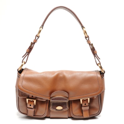 プラダ PRADA ワンショルダー バゲットバッグ レザー ショルダーバッグ【中古】