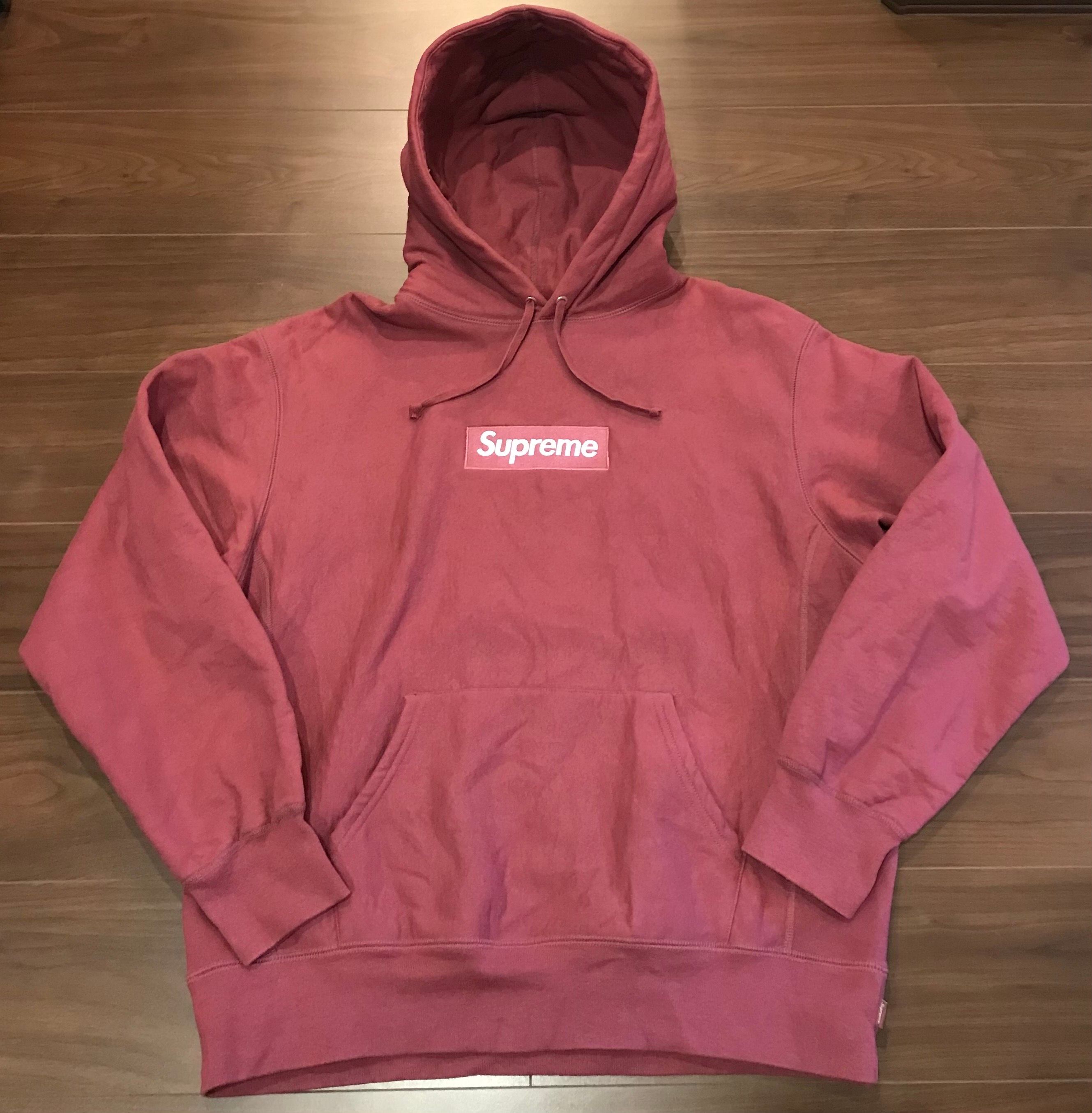 Supreme Box Logo Hooded Sweatshirt "Plum" (21FW)